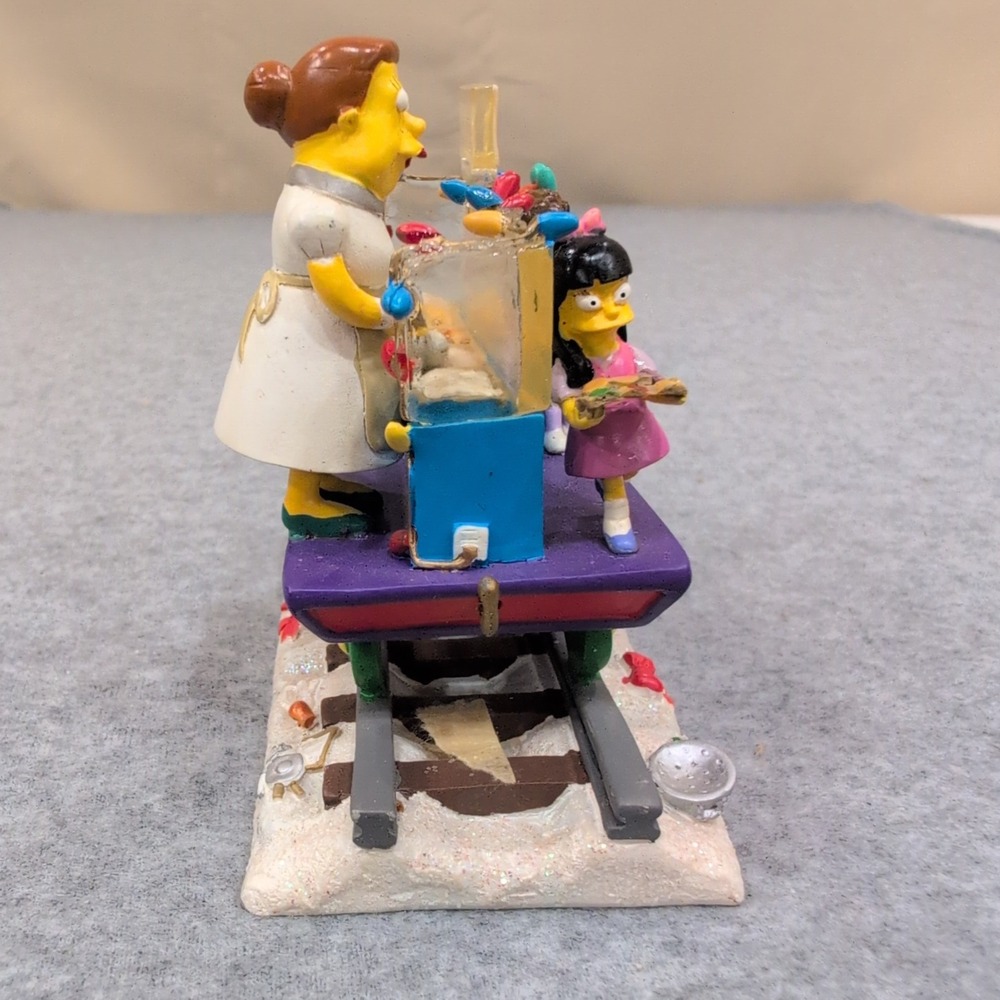 The Simpsons Christmas Express Servin Up Cheer Tofu Turkey Sculpture 2005 - Picture 3 of 6